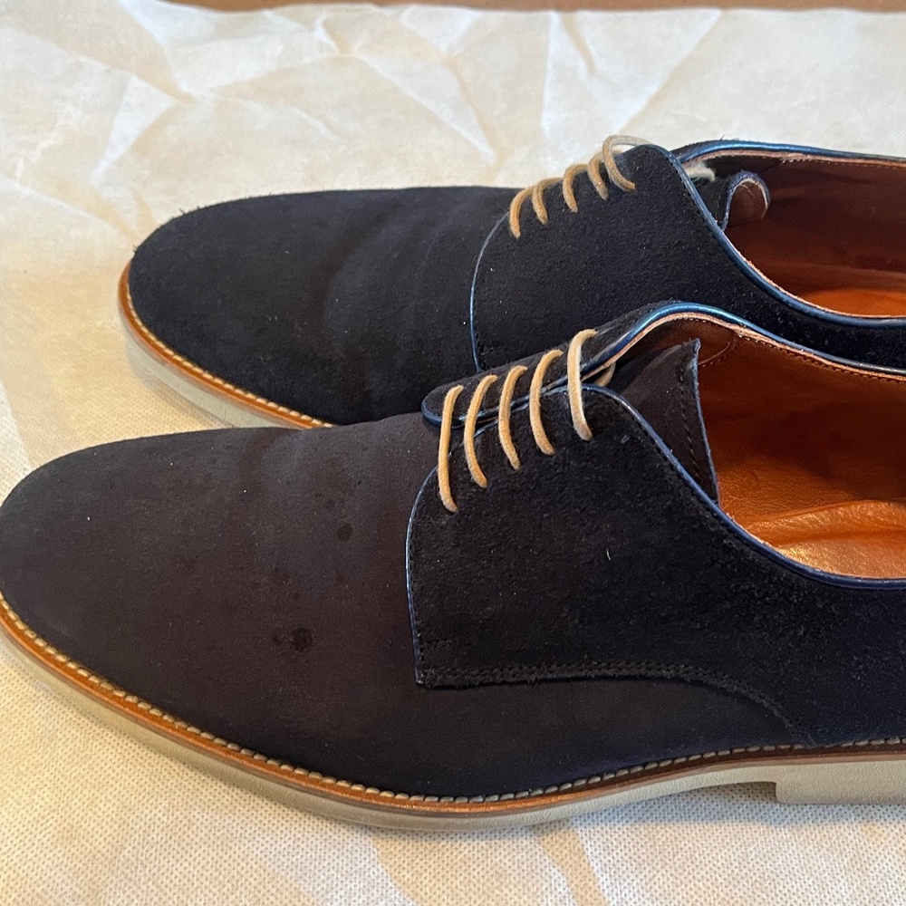 Blue suede shoes size 9